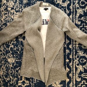 Chicwish Gray Open Front Cardigan